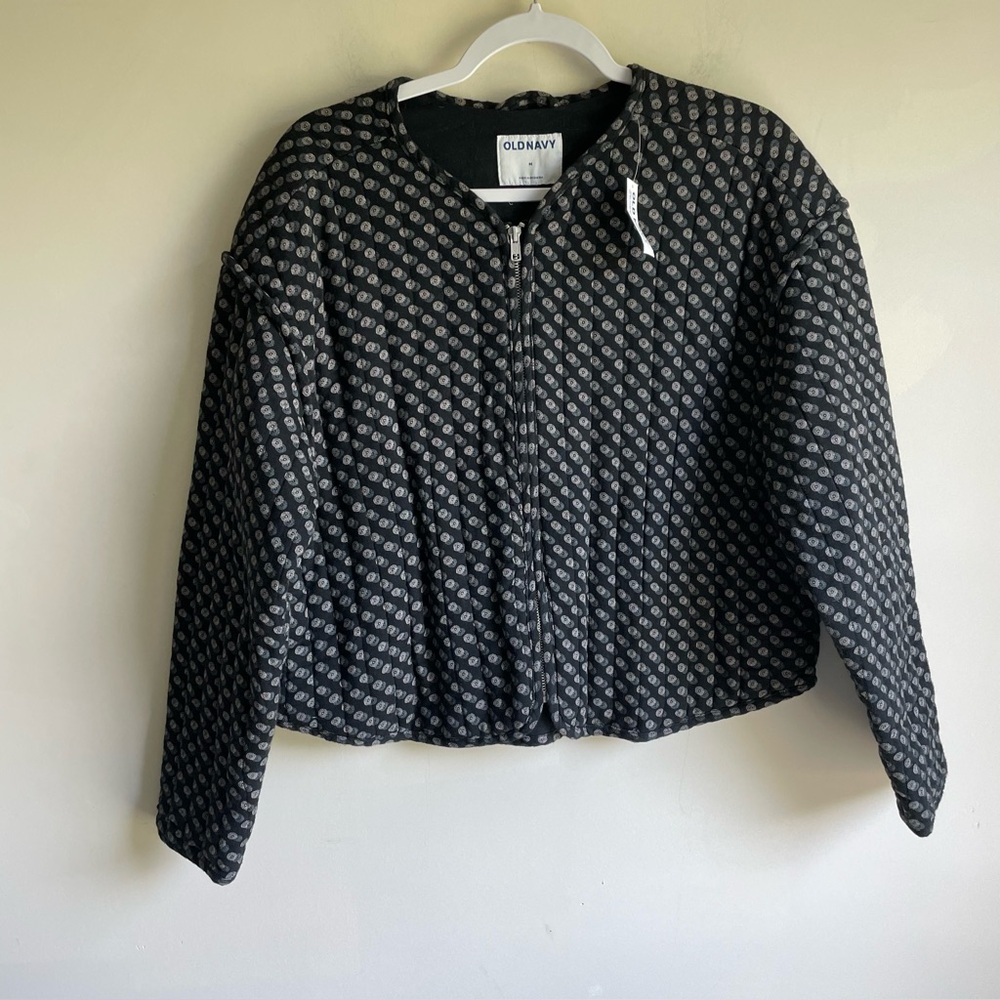 Old Navy Quilted Bomber
Jacket for Women Size Medium